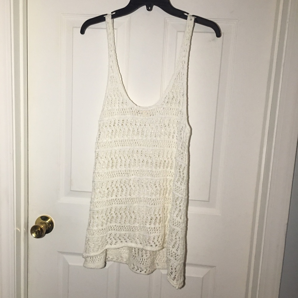 Women’s Hollister crochet tank top